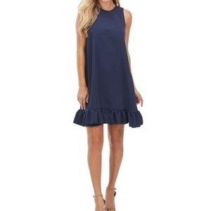 Mudpie Navy Swing Dress